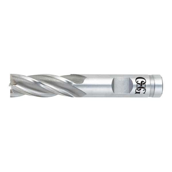 HSS End Mill, 7/32in.dia., 9/16in.Cut L
