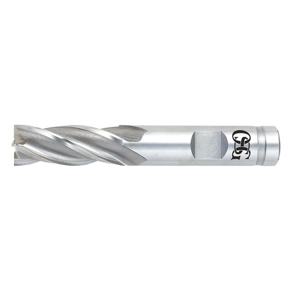HSS End Mill, 1-1/4in.dia., 3in.Cut L