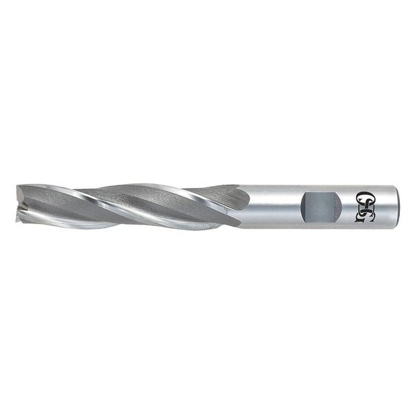 HSS End Mill, 1/2in.dia., 3-1/4in.Cut L