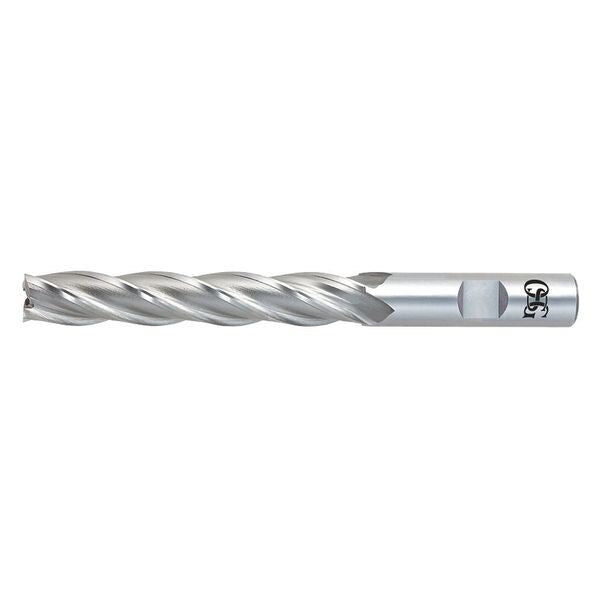 HSS End Mill, 1-1/4in.dia., 6in.Cut L