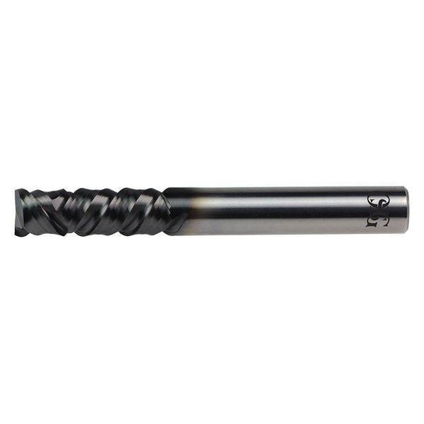 Carbide End Mill, 3/8 in. dia, 2 in. Cut L