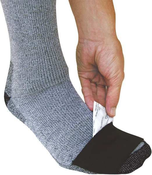Outdoor Socks, Mid-Calf, Mens, L, Gray, PR