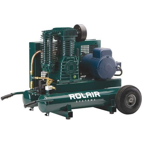 Air Compressor, 5 HP, 230VAC, 150 psi