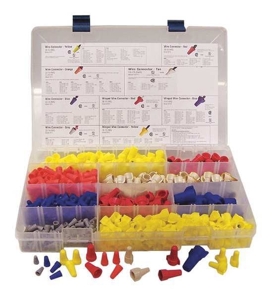 Twist-On Conn Kit, Twst-On Trminls, 620pcs