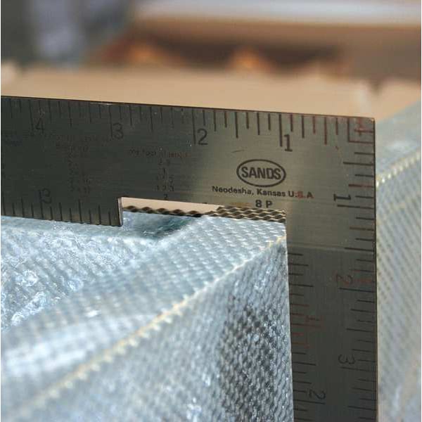 Soffit Square, Steel, 8in. L x 1in. W
