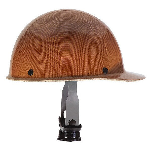 Front Brim Hard Hat, Type 1, Class G, Ratchet (4-Point), Natural Tan