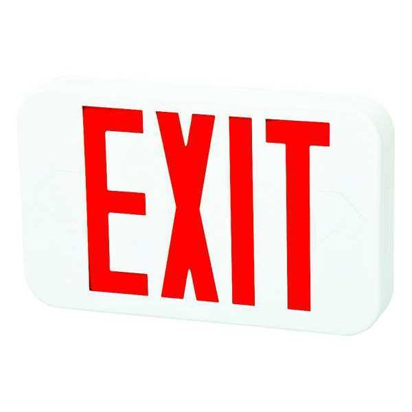 Exit Sign, LED, 8-1/4