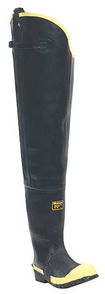 Size 8 Men's Steel Hip Wader, Black