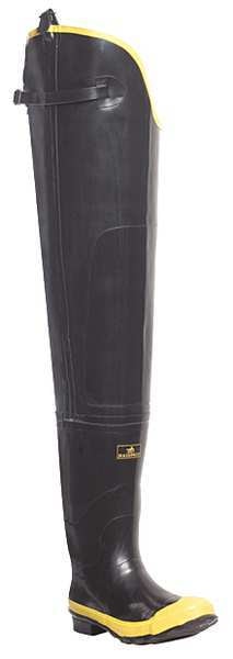 Size 10 Men's Steel Hip Wader, Black