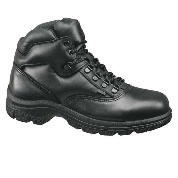 Hiking Boots, Wom, 7-1/2W, 6inH, Blk, Lea, PR