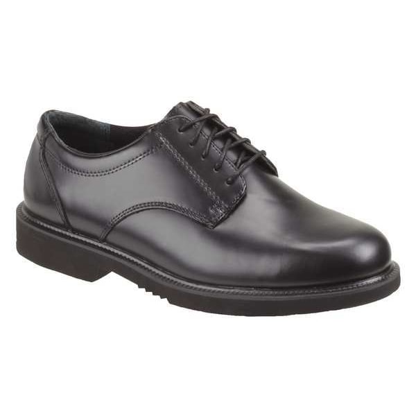 Oxford Shoes, Men, 14XW, 2inH, Blk, Lea, PR