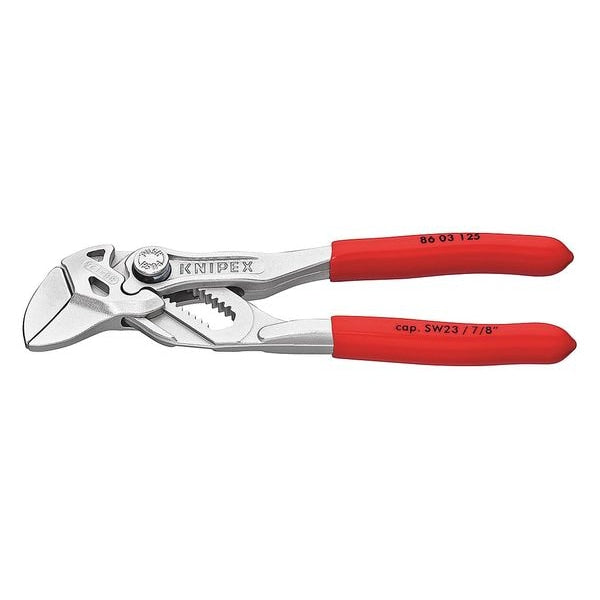 5 in V-Jaw Plier Wrench Smooth, Plastic Grip