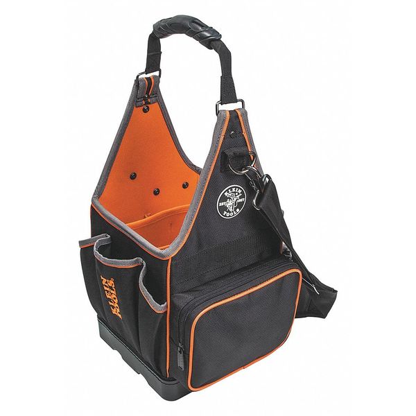 Tool Tote, 1680D Ballistic Weave, 20 Pockets, Black/Orange, 17