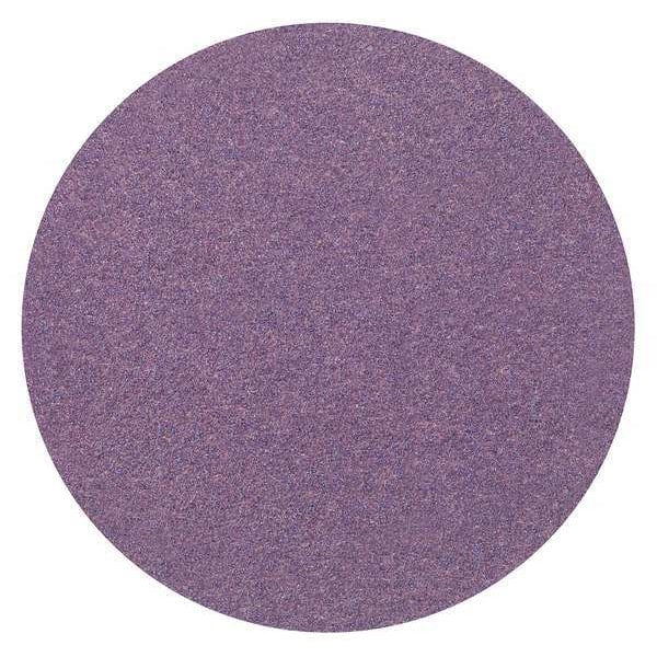 Film Disc, 120 Grit, 5in.dia, N/Holes, PK50