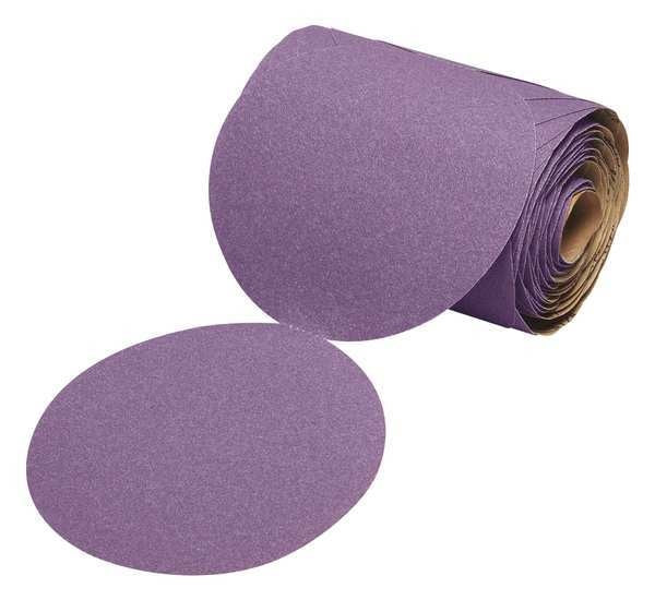 Film Disc Roll, 220 Grit, 6 in. Dia