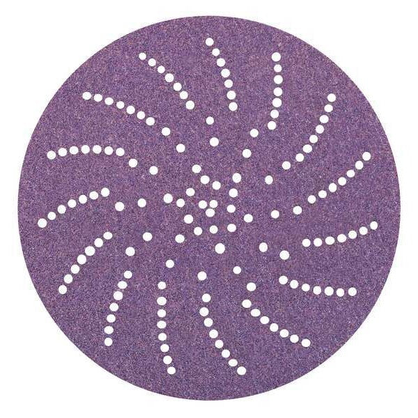 Hook/Loop Disc, Multihole, 120Grt, 5in, PK50