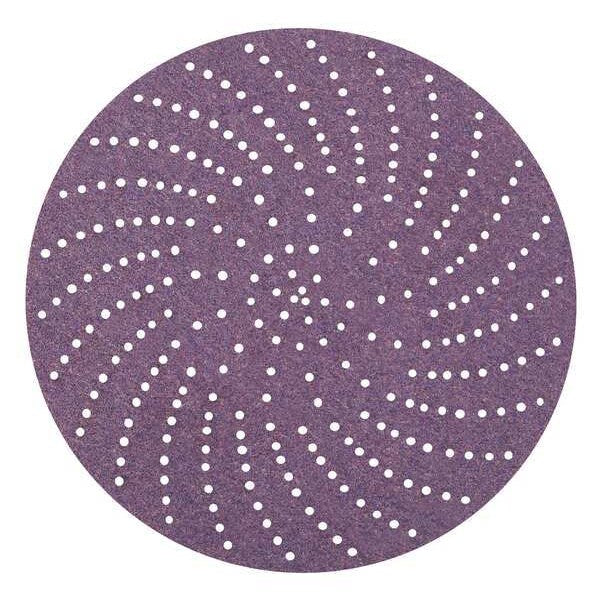 Hook/Loop Disc, Multihole, 120Grt, 6in, PK50