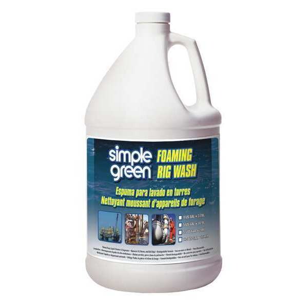 1 Gal. Rig Wash Bottle, Clear, Concentrated