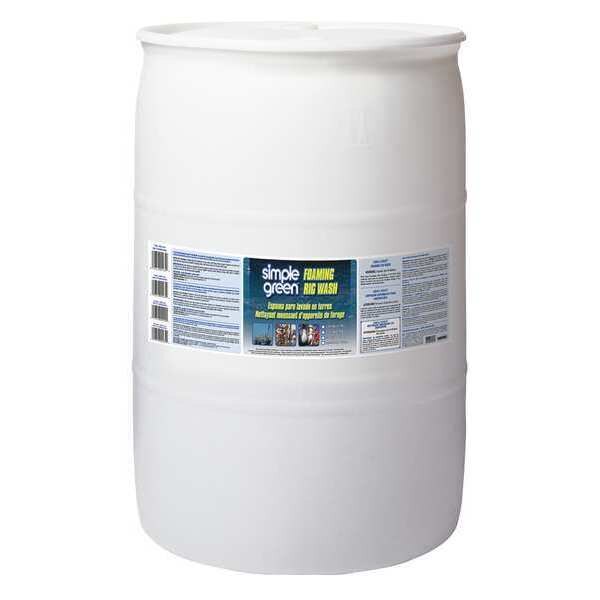 55 Gal. Rig Wash Drum, Clear, Concentrated