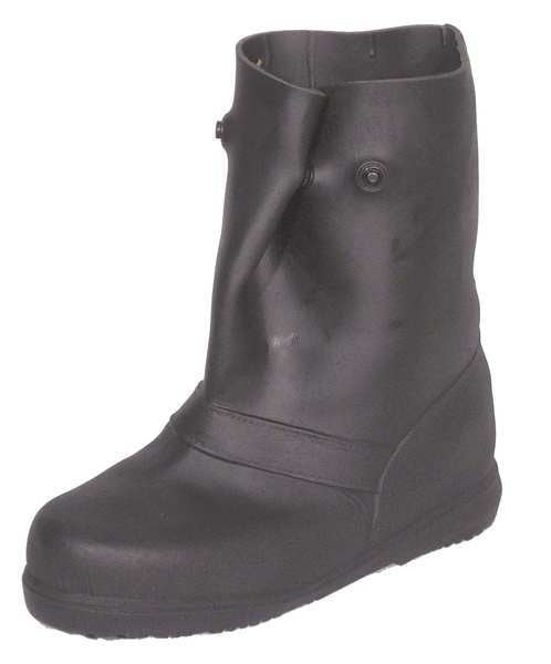 Overboots, S, Pull On, 12in H, Blk, PR