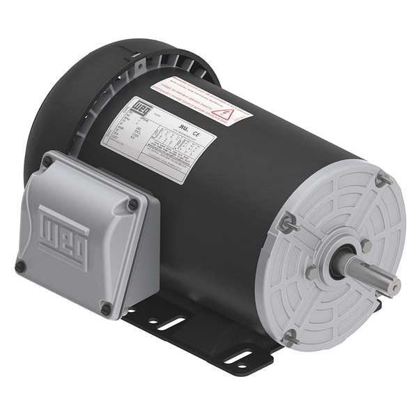 3-Phase General Purpose Motor, 1/3 HP, 56 Frame, 208-230/460V AC Voltage, 3,485 Nameplate RPM