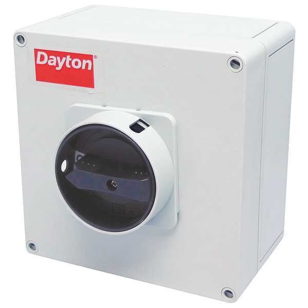 Nonfusible Enclosed Single Throw Disconnect Switch, 50 A, 600V AC, 3 pole, NEMA 12, 3R
