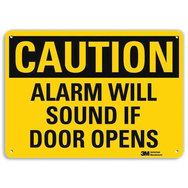 Safety Sign, 7 in Height, 10 in Width, Aluminum, Vertical Rectangle, English, U4-1045-RA_10X7