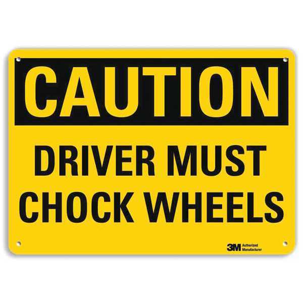 Safety Sign, 7 in Height, 10 in Width, Aluminum, Vertical Rectangle, English, U4-1046-RA_10X7