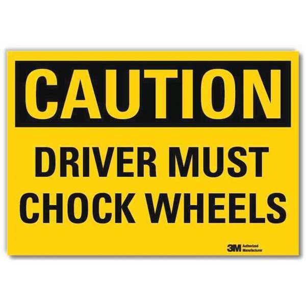 Safety Sign, 5 in H, 7 in Width, Reflective Sheeting, Horizontal Rectangle, English, U4-1046-RD_7X5