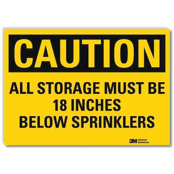 Safety Sign, Self-Adhesive, 5in.H x 7in.W, U4-1048-RD_7X5