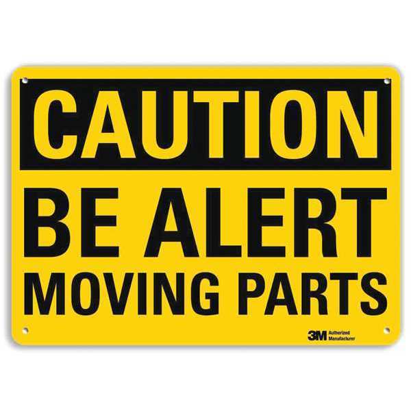 Safety Sign, 7 in Height, 10 in Width, Aluminum, Vertical Rectangle, English, U4-1074-RA_10X7