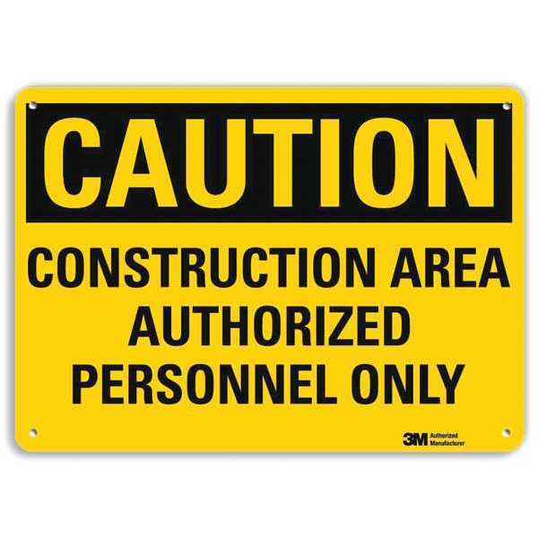 Safety Sign, Construction, English