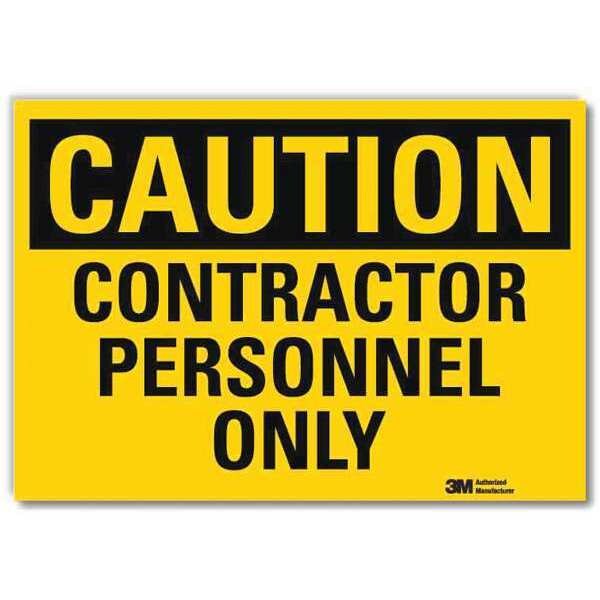 Safety Sign, Athrzd Prsnnl Only, Txt, 10inH