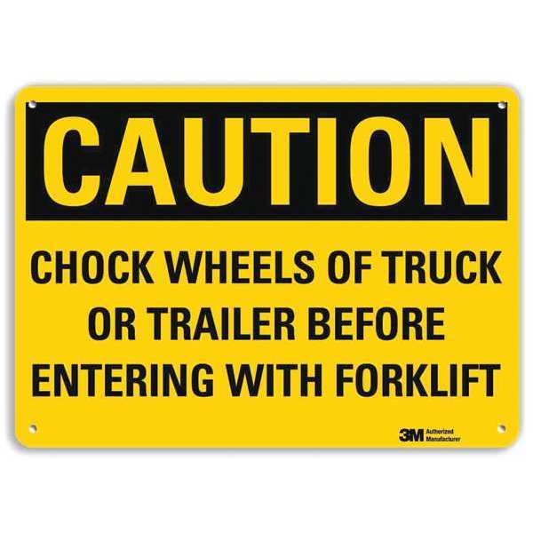 Safety Sign, 7 in Height, 10 in Width, Aluminum, Vertical Rectangle, English, U4-1128-RA_10X7