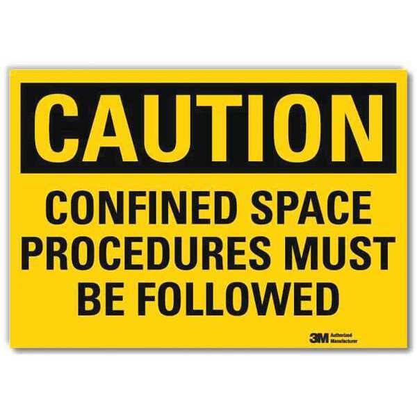 Safety Sign, 5 in H, 7 in Width, Reflective Sheeting, Horizontal Rectangle, English, U4-1143-RD_7X5