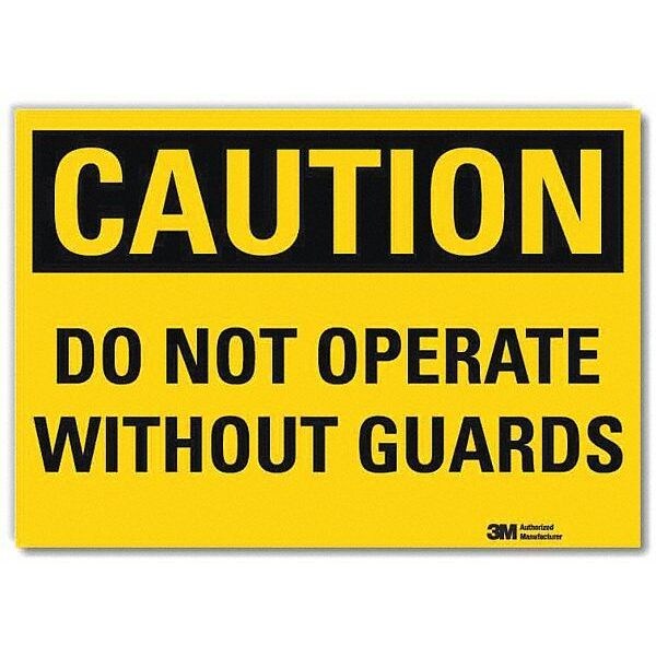 Safety Sign, 7 in Height, 10 in W, Reflective Sheeting, Vertical Rectangle, English, U4-1196-RD_10X7