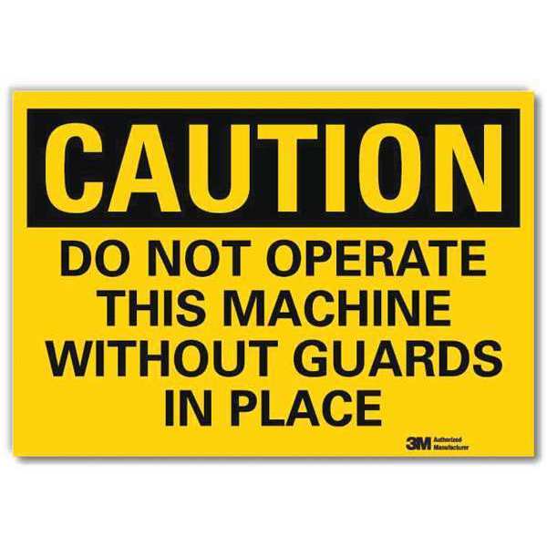 Safety Sign, 5 in H, 7 in Width, Reflective Sheeting, Horizontal Rectangle, English, U4-1190-RD_7X5
