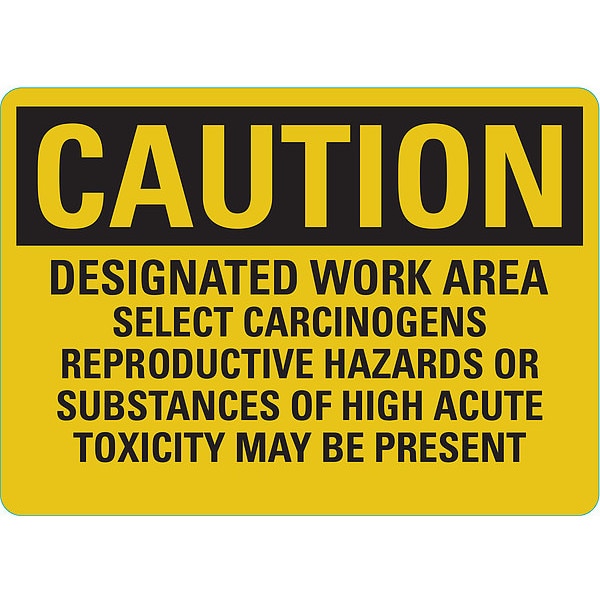 Safety Sign, 5 in H, 7 in Width, Reflective Sheeting, Horizontal Rectangle, English, U4-1163-RD_7X5
