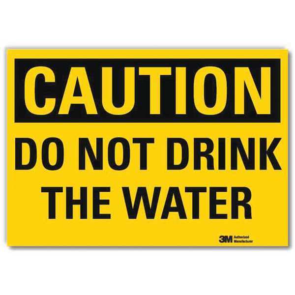 Safety Sign, 10 in H, 14 in W, Reflective Sheeting, Horizontal Rectangle, English, U4-1168-RD_14X10