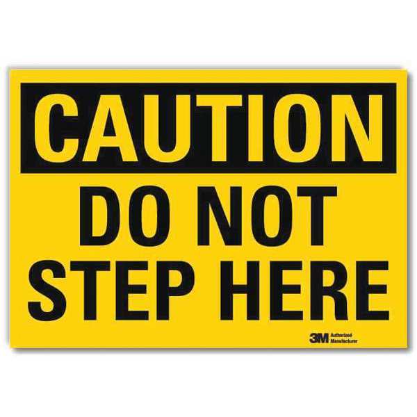Safety Sign, 10 in H, 14 in W, Reflective Sheeting, Horizontal Rectangle, English, U4-1204-RD_14X10