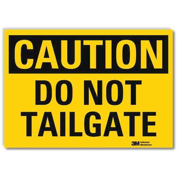 Reflective Traffic Safety Label, 5 in H, 7 in W, Plastic, Horizontal Rectangle, U4-1205-RD_7X5