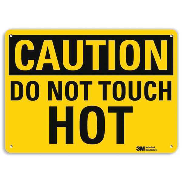 Safety Sign, 7 in Height, 10 in Width, Aluminum, Vertical Rectangle, English, U4-1207-RA_10X7