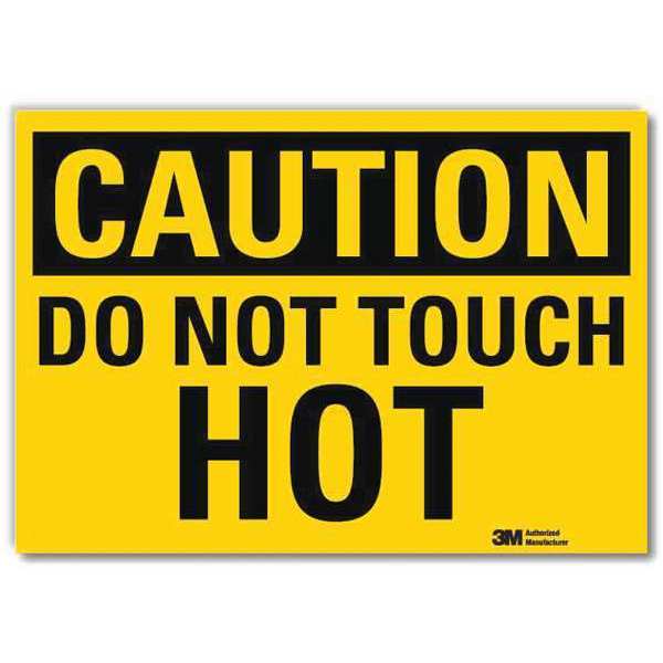 Safety Sign, 5 in H, 7 in Width, Reflective Sheeting, Horizontal Rectangle, English, U4-1207-RD_7X5