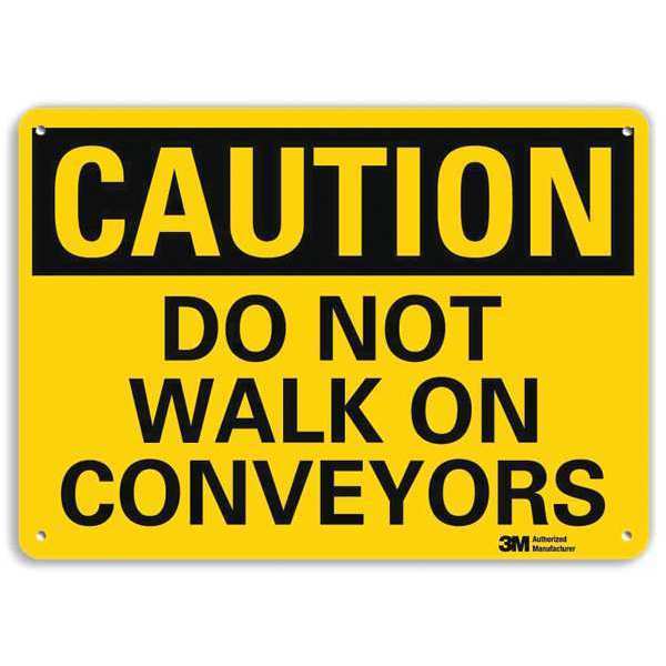 Safety Sign, 7 in Height, 10 in Width, Aluminum, Vertical Rectangle, English, U4-1209-RA_10X7