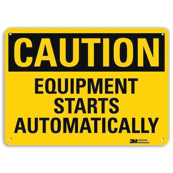 Safety Sign, 7 in Height, 10 in Width, Aluminum, Vertical Rectangle, English, U4-1264-RA_10X7