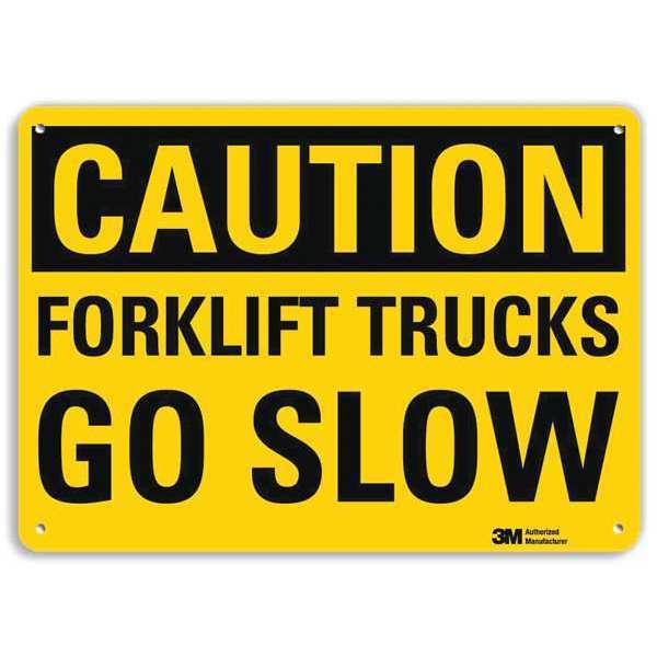 Safety Sign, 7 in Height, 10 in Width, Aluminum, Vertical Rectangle, English, U4-1330-RA_10X7