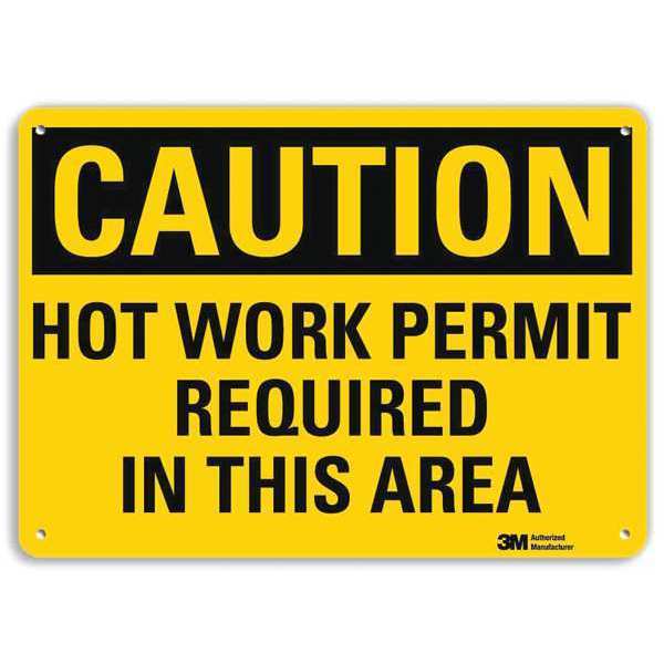 Safety Sign, 7 in Height, 10 in Width, Aluminum, Vertical Rectangle, English, U4-1434-RA_10X7