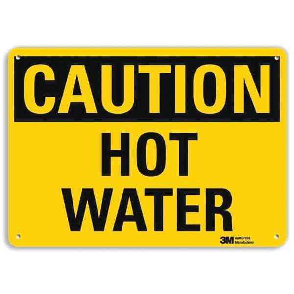 Safety Sign, 7 in Height, 10 in Width, Aluminum, Vertical Rectangle, English, U4-1432-RA_10X7