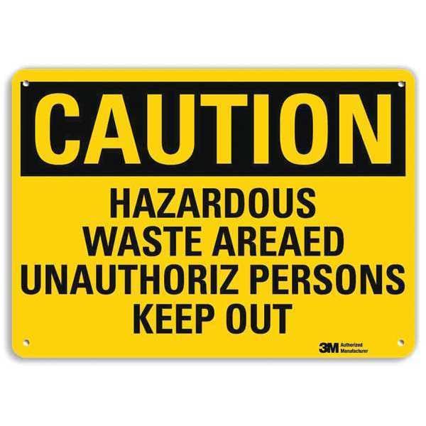Safety Sign, 7 in Height, 10 in Width, Aluminum, Vertical Rectangle, English, U4-1379-RA_10X7
