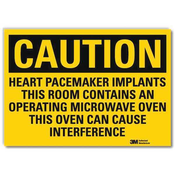 Caution Sign, 5 in H, 7 in W, Reflective Sheeting, Horizontal Rectangle, U4-1405-RD_7X5